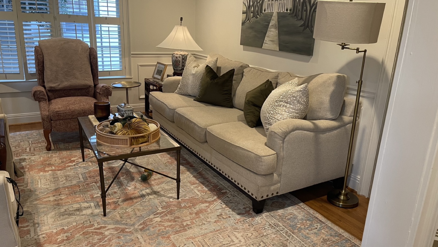 Glass Top Coffee Table with Metal Frame - photo 3