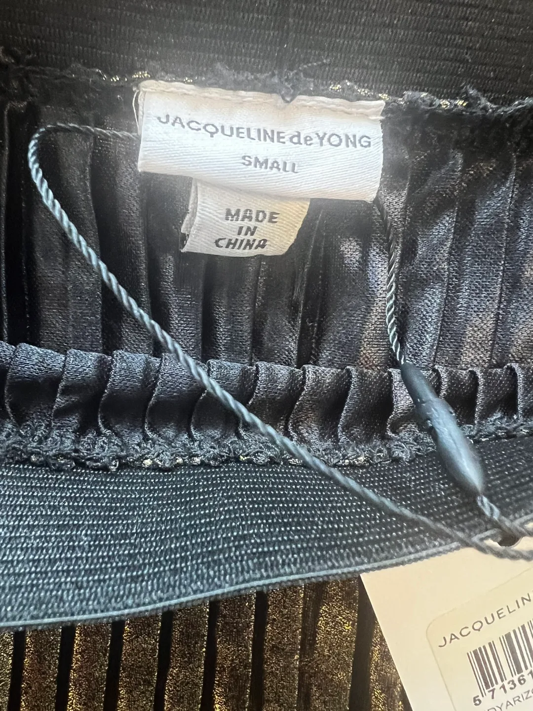 Gold Pleated Skirt - Size Small image indicator(2)