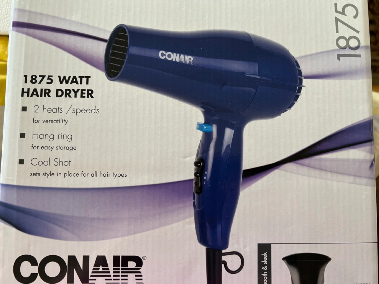 Walmart Conair Turbo Dryer Brand New-Conair 1875 Watt Hair Dryer