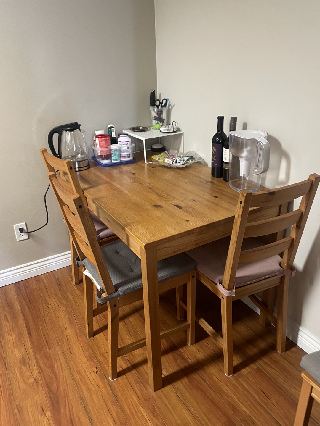 Small Wooden Dining Table Set