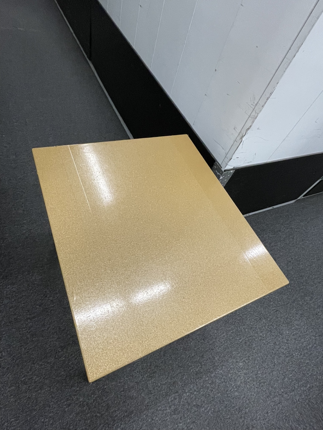 Vintage Gold Laminate Top Drop Leaf Table - photo 2