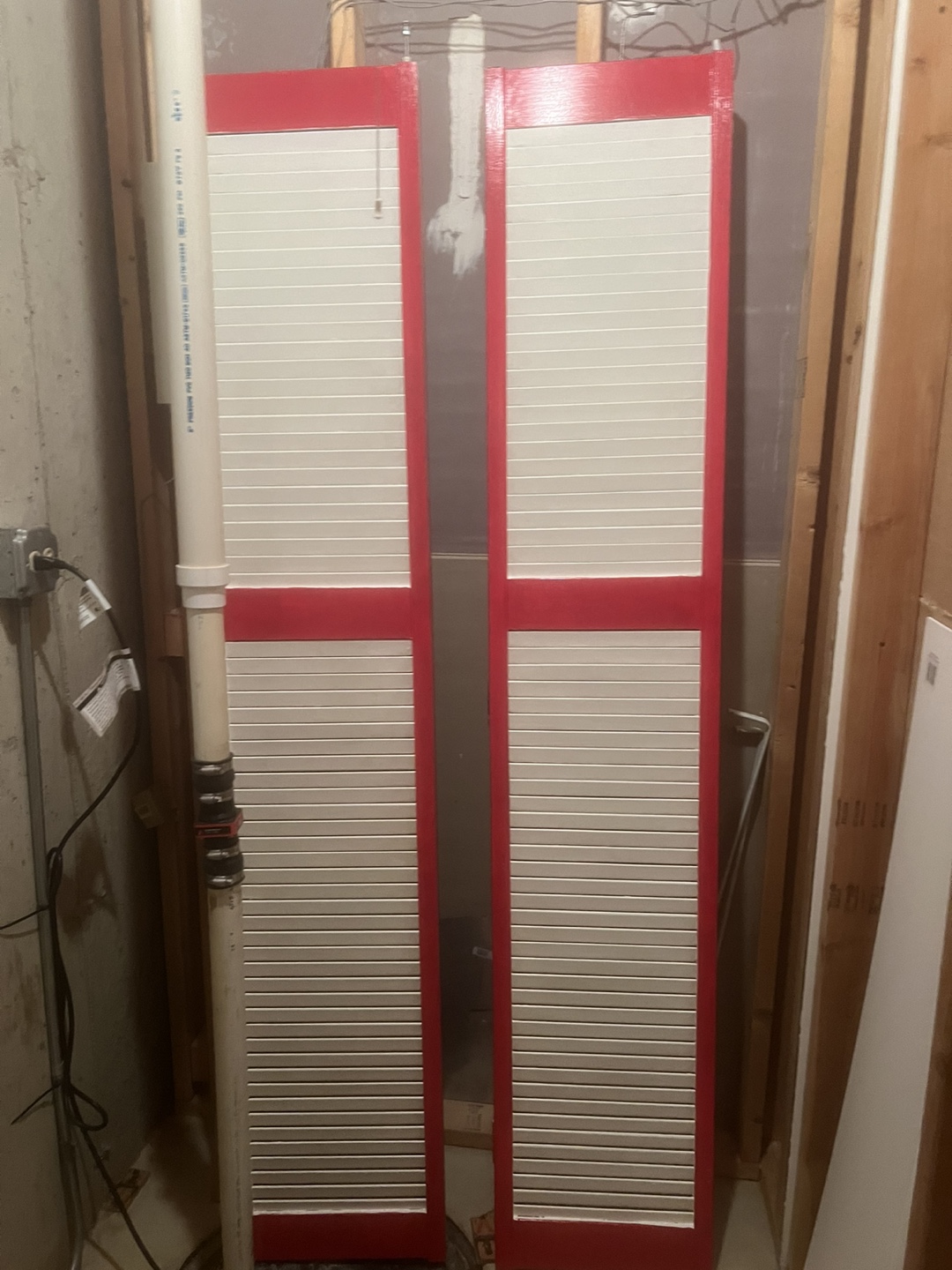 Four Panel Bi-Fold Louvered Doors