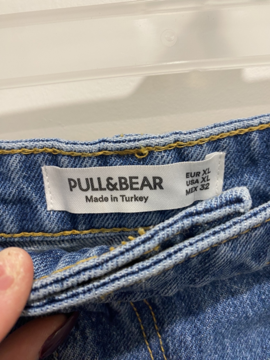 Pull&Bear Denim Mini Skirt size xl - photo 3