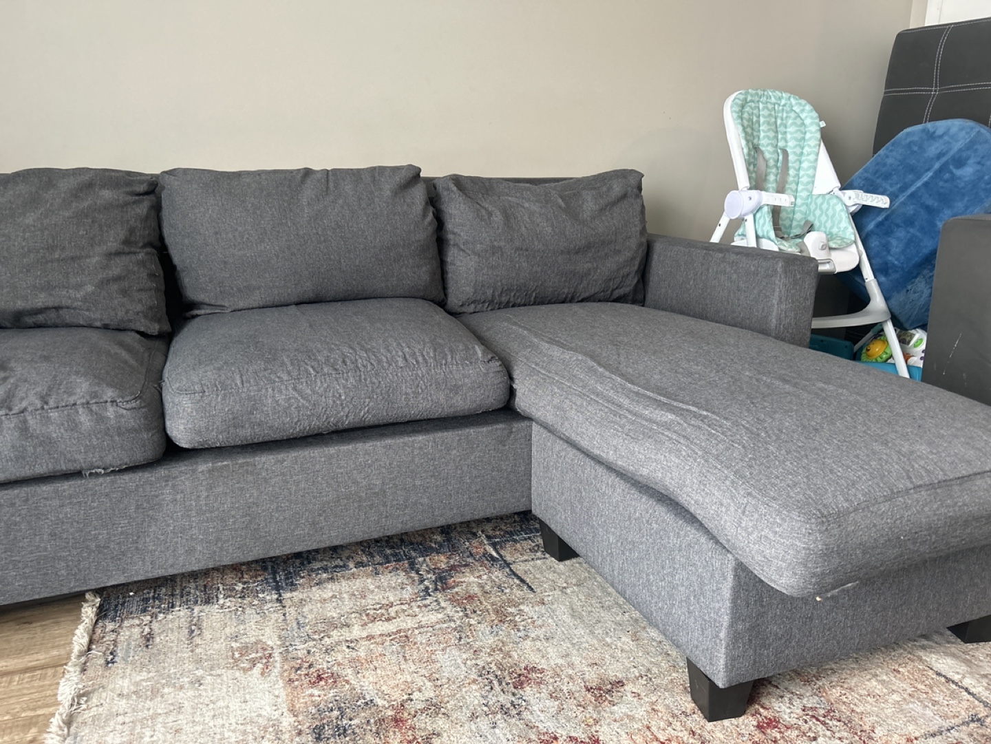 Grey Sectional Sofa - photo 2