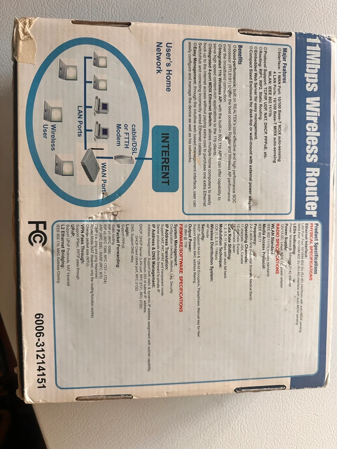 11Mbps Wireless-B Broadband Router image indicator(4)