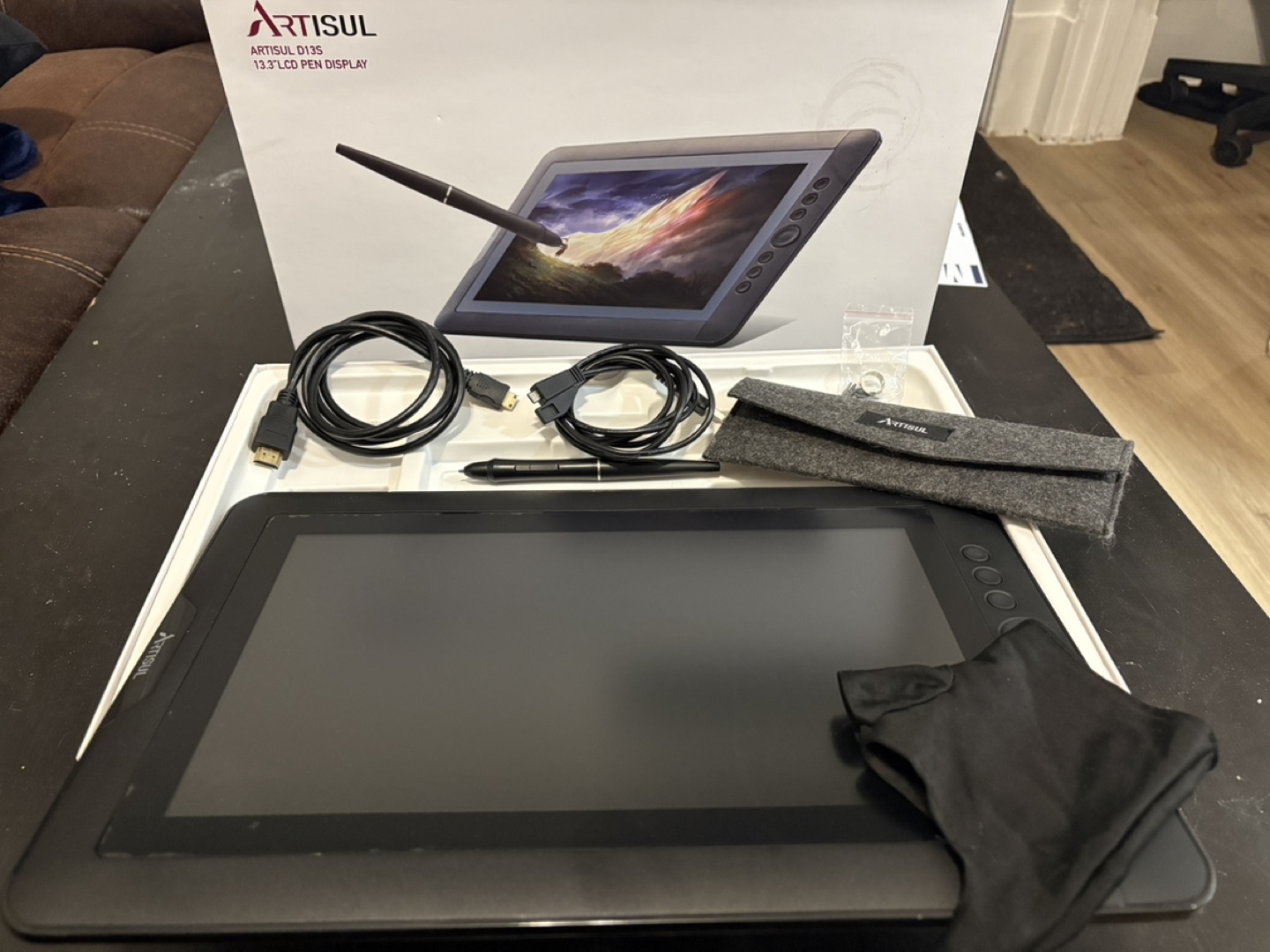 Drawing tablet 13.3 inch LCD Display