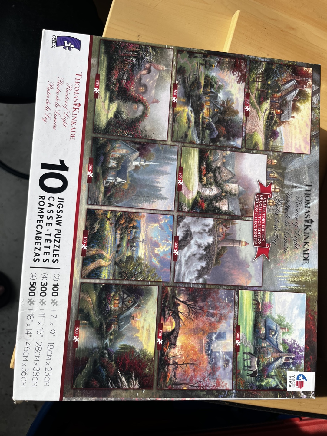 Thomas Kinkade 10 Jigsaw Puzzle Collection