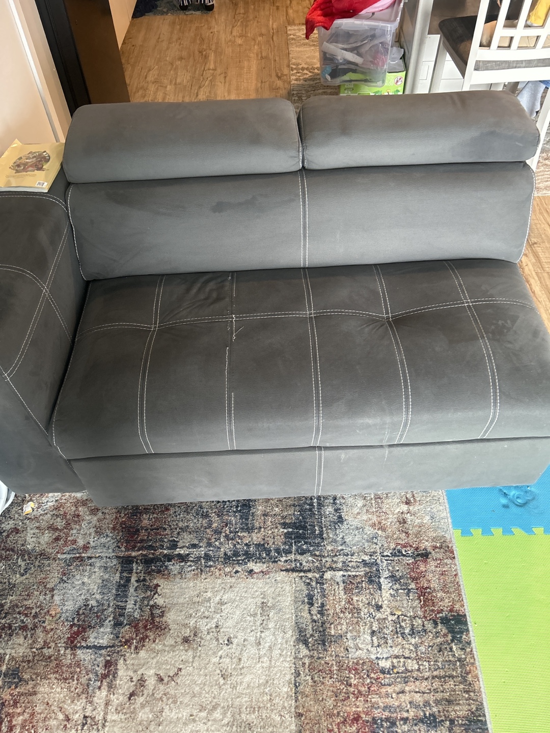 Grey Recliner Sofa