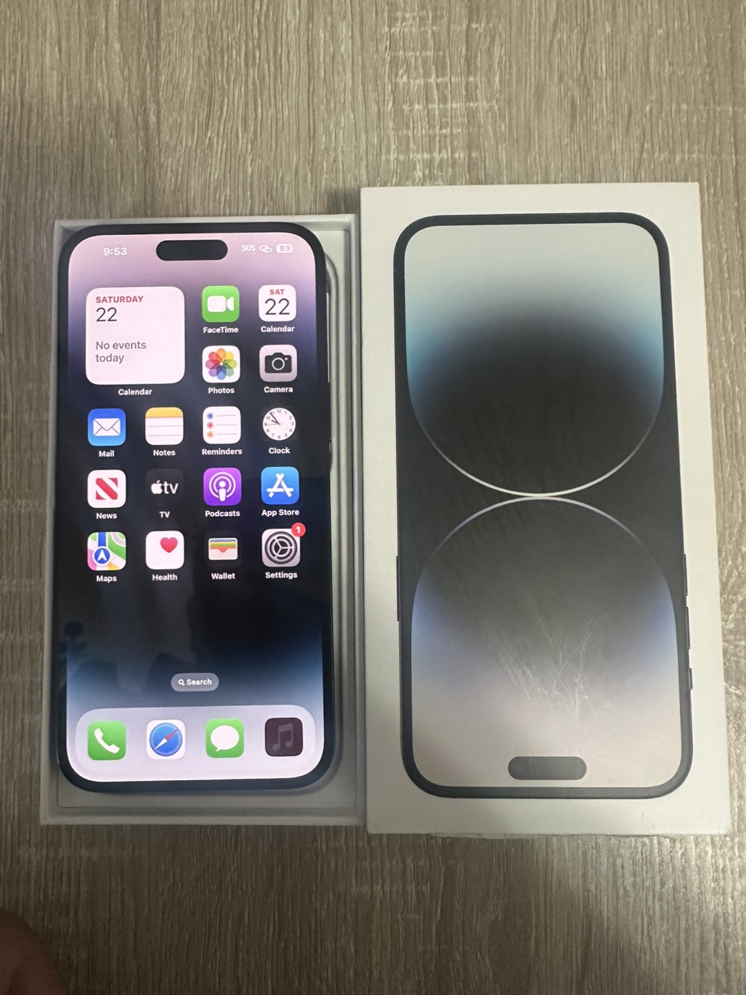 iPhone 14 Pro Max 128GB - tiny hairline crack back