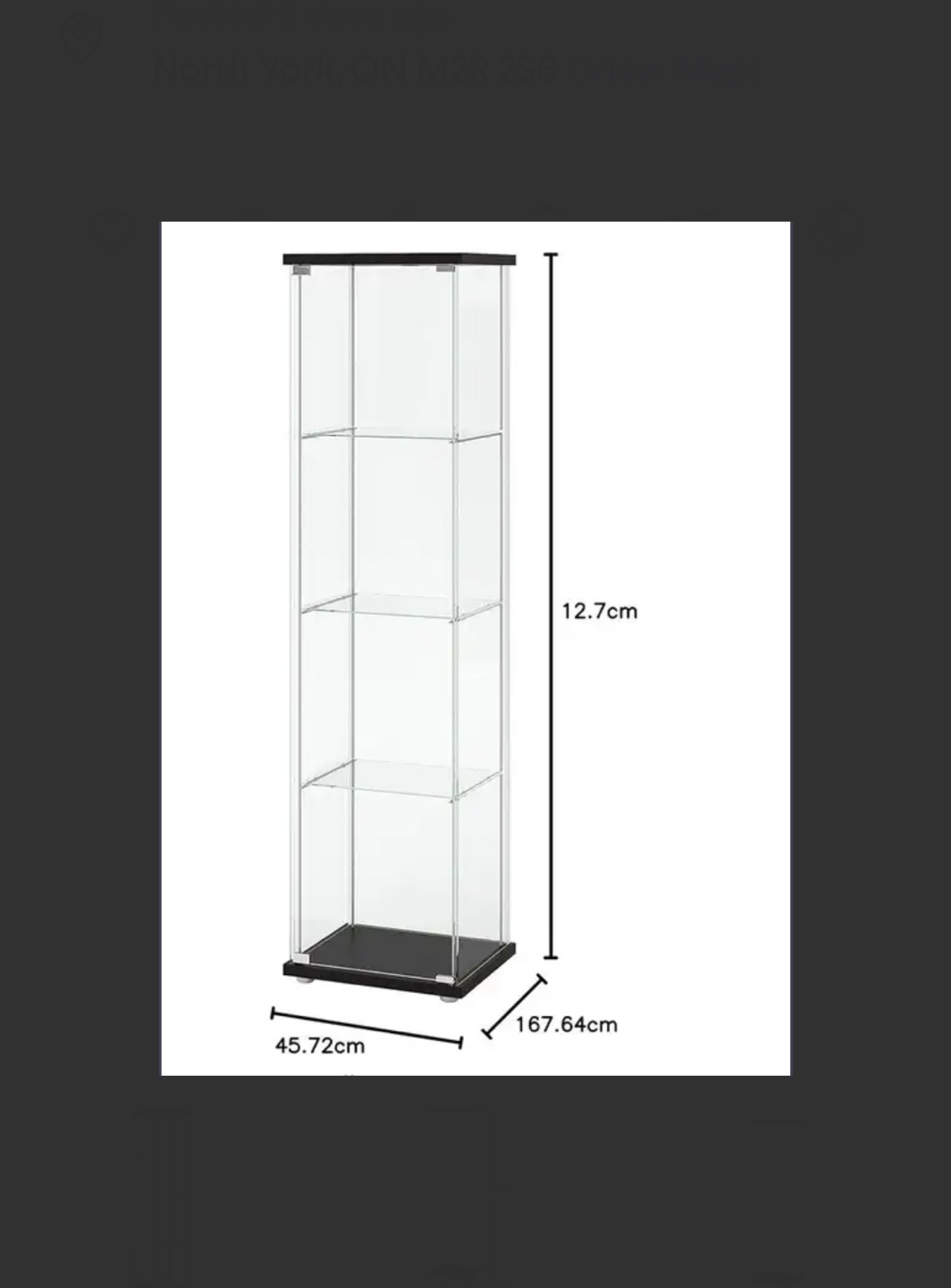 IKEA detolf glass display cabinets - photo 2