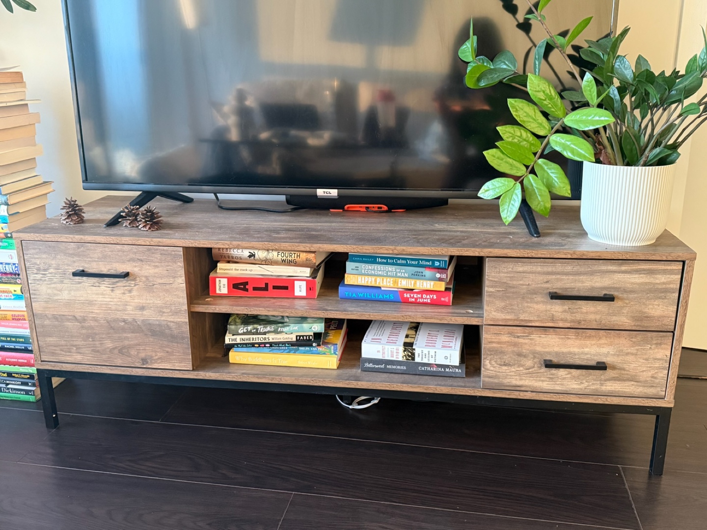 HOMCOM TV Stand for TV with Storage - photo 2