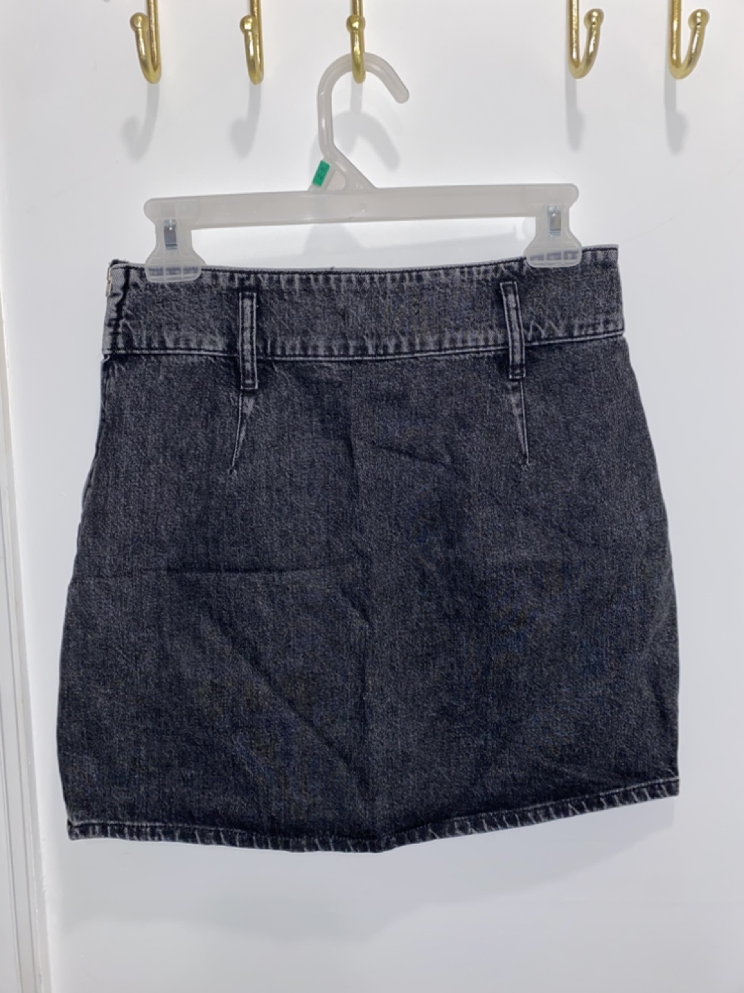 Zara Black Denim Mini Skirt Size M - photo 2