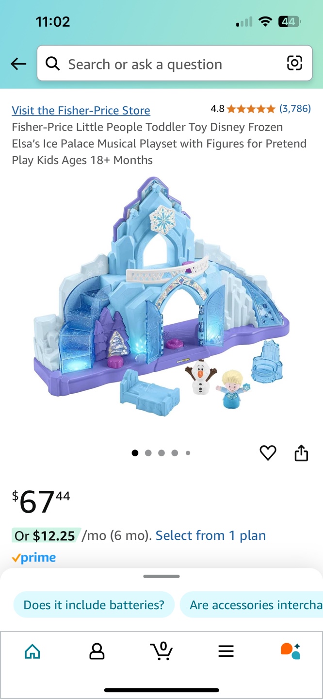 Fisher-Price Little People Disney Frozen Ice Palace Playset - photo 2