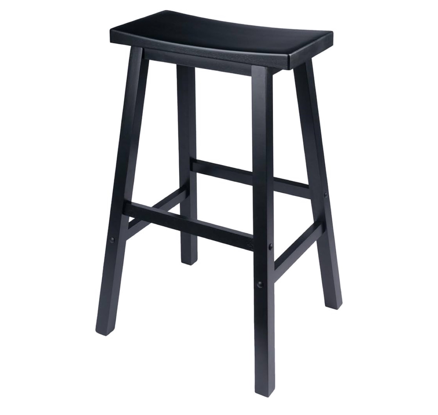 Pair of Black Bar Stools - photo 3