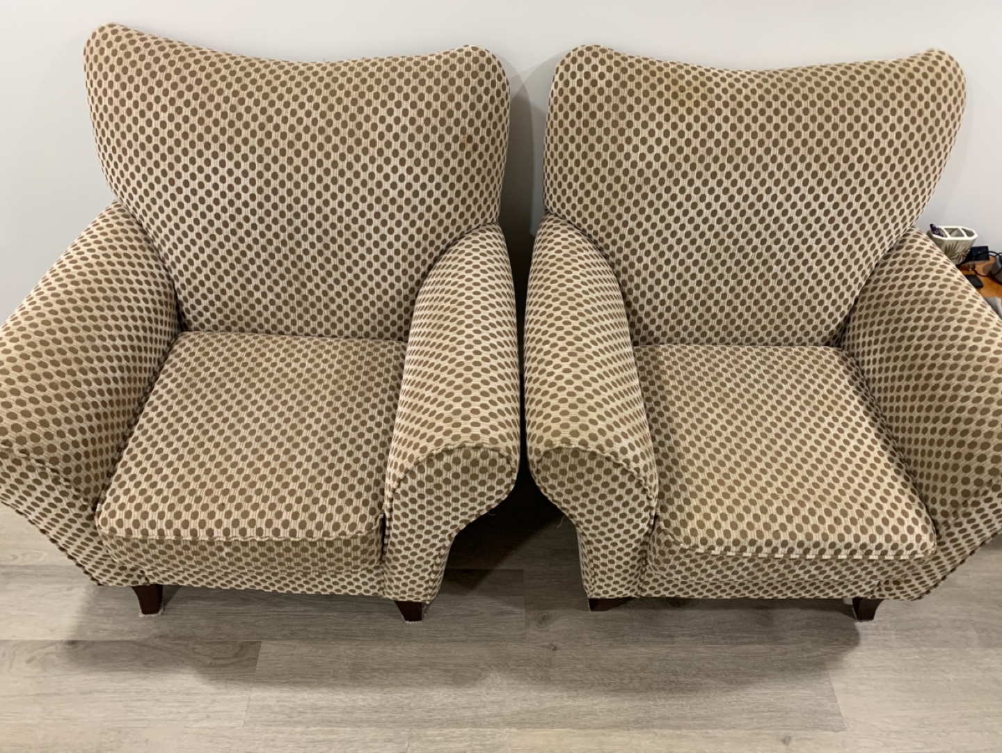 Pair of Beige Armchairs - photo 4