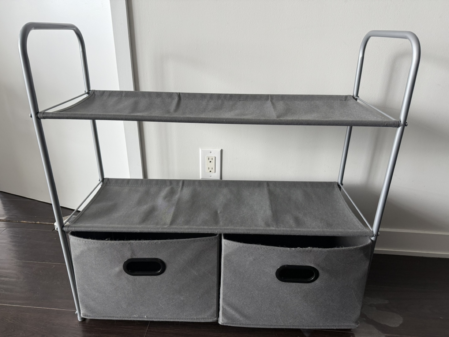 3-Shelf Storage Organizer with 2 Drawers - photo 2