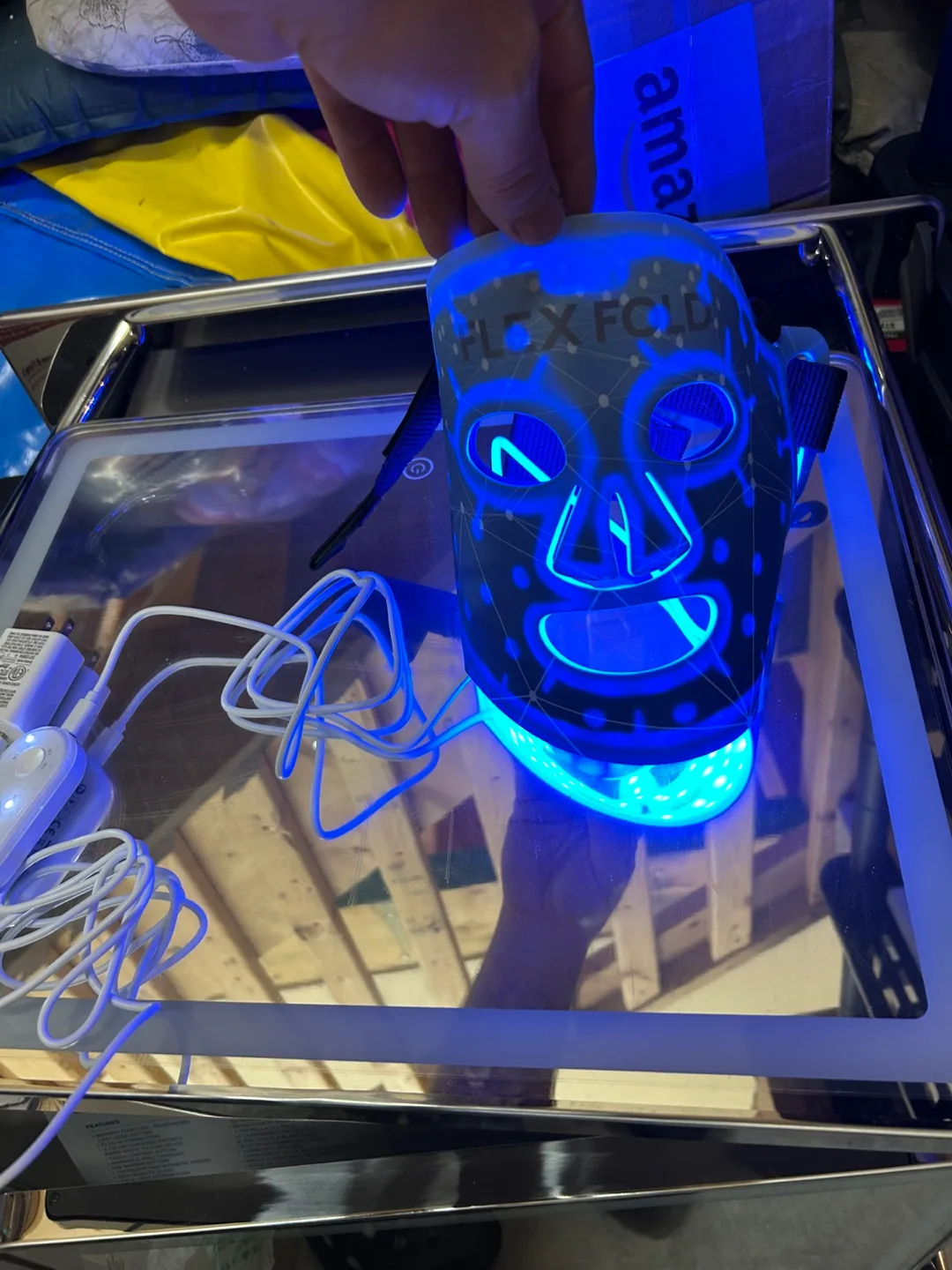 Flex Fold LED Face Mask Light Therapy image indicator(3)