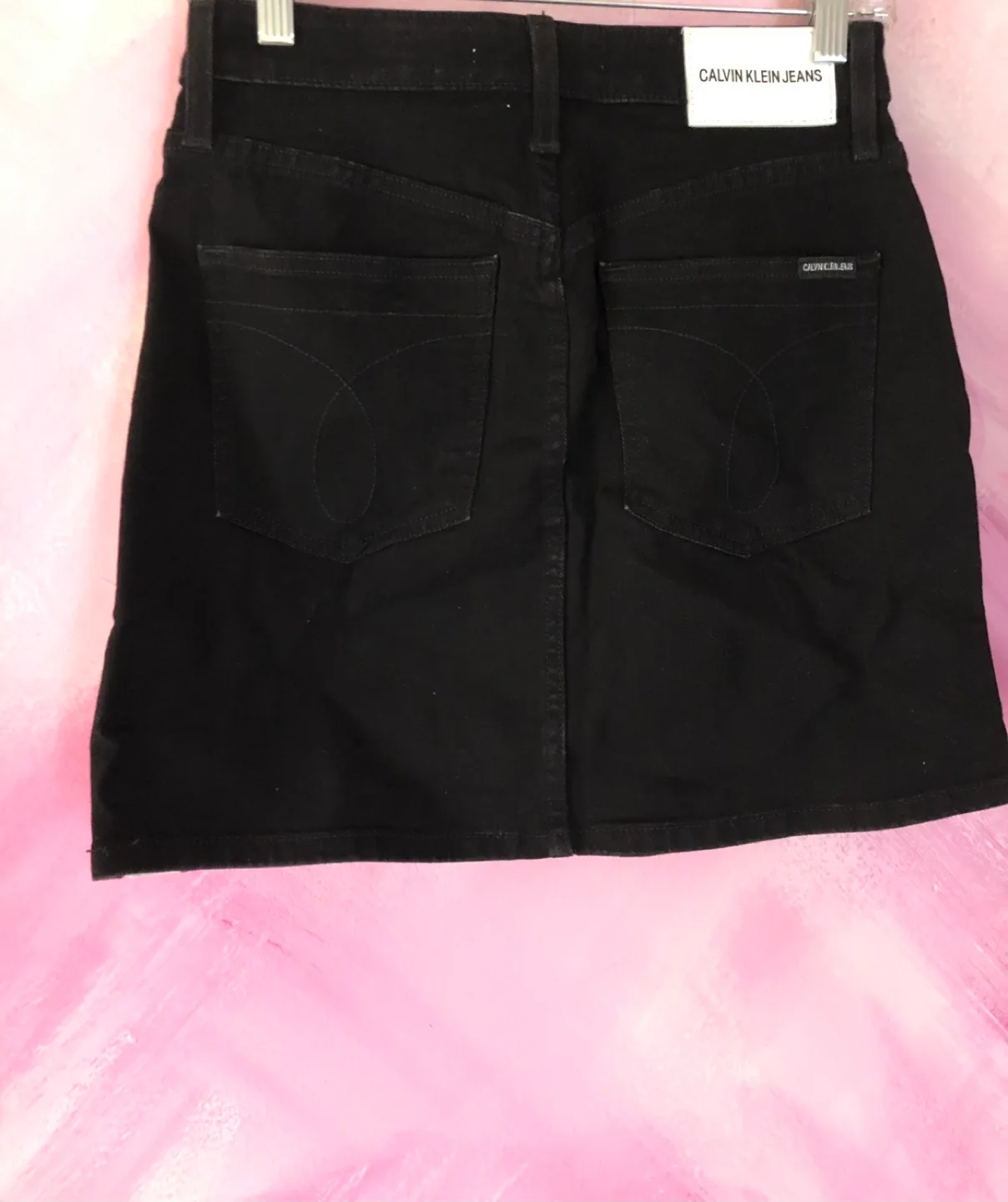 Calvin Klein Black Mini Skirt - Size 29 - #freecycle image indicator(2)