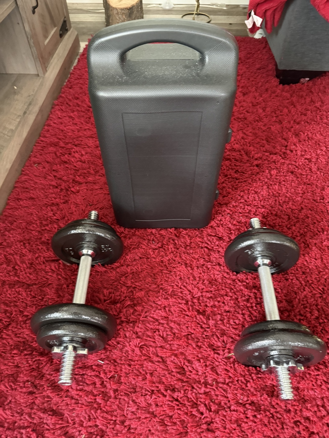 Adjustable Dumbbell Set with Case
