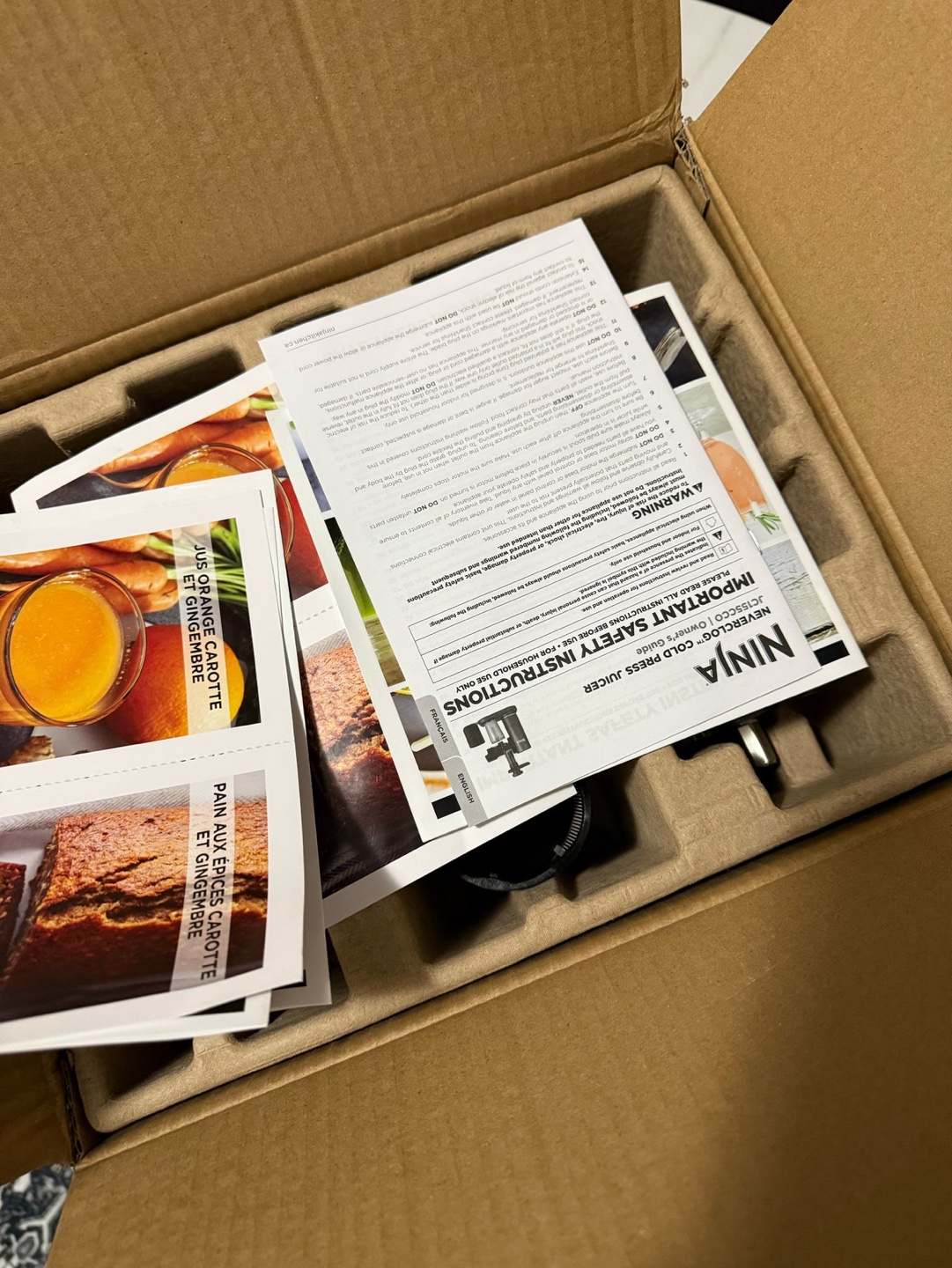 Ninja NeverClog Cold Press Juicer - Brand New in Box - photo 3