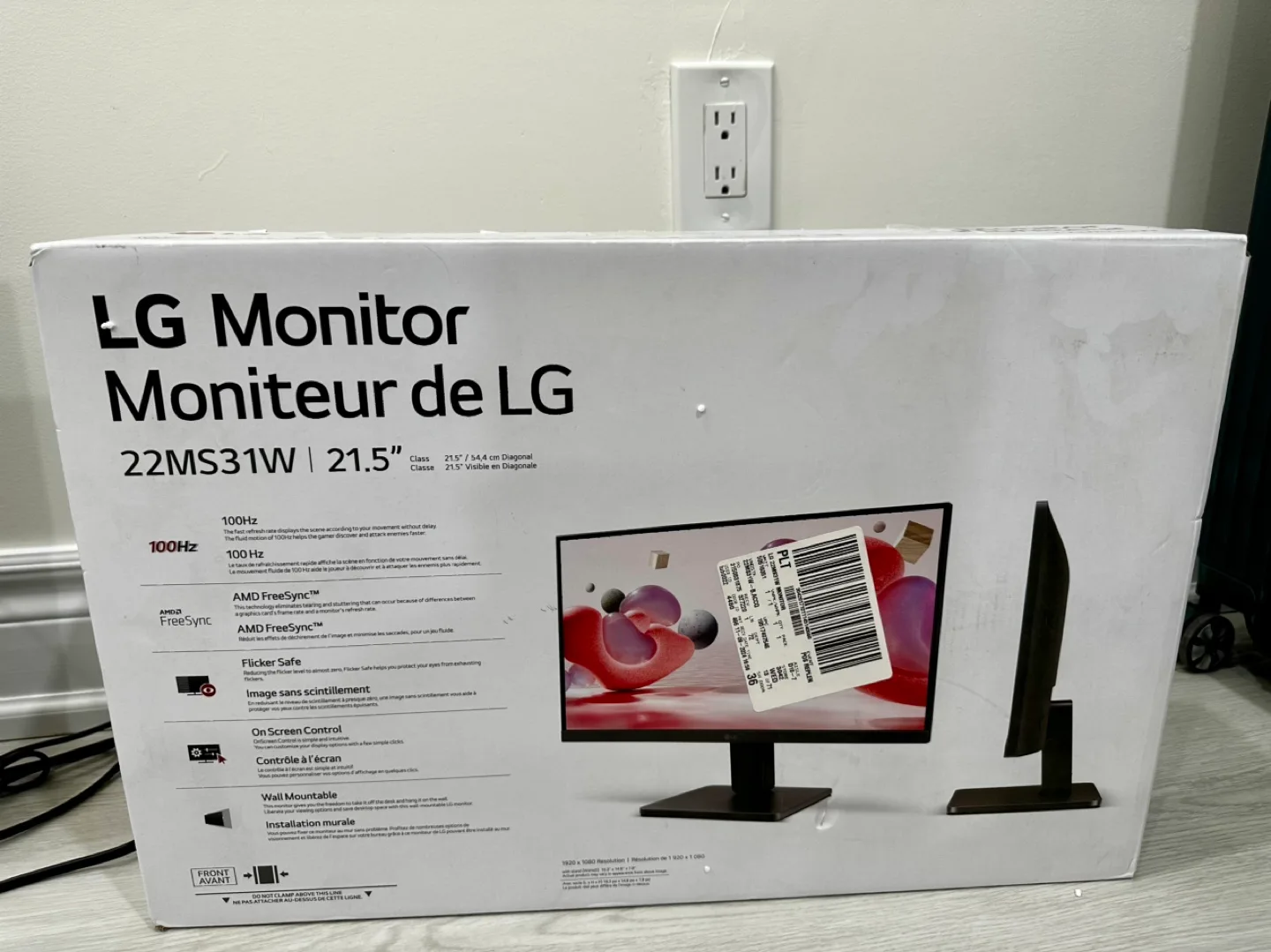 LG 22MS31W 21.5" 100Hz Monitor thumbnail