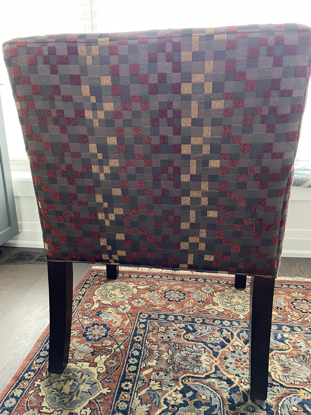 Urban Barn Accent Chair with Geometric Pattern Fabric - photo 3