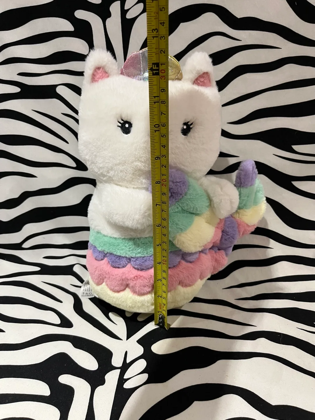 FAO Schwarz Glow Brights Mermaid Cat Plush Toy image indicator(5)