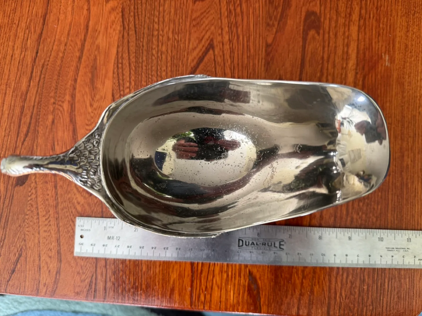 Vintage Silver-Plated Swan Sauce Gravy Boat image indicator(4)