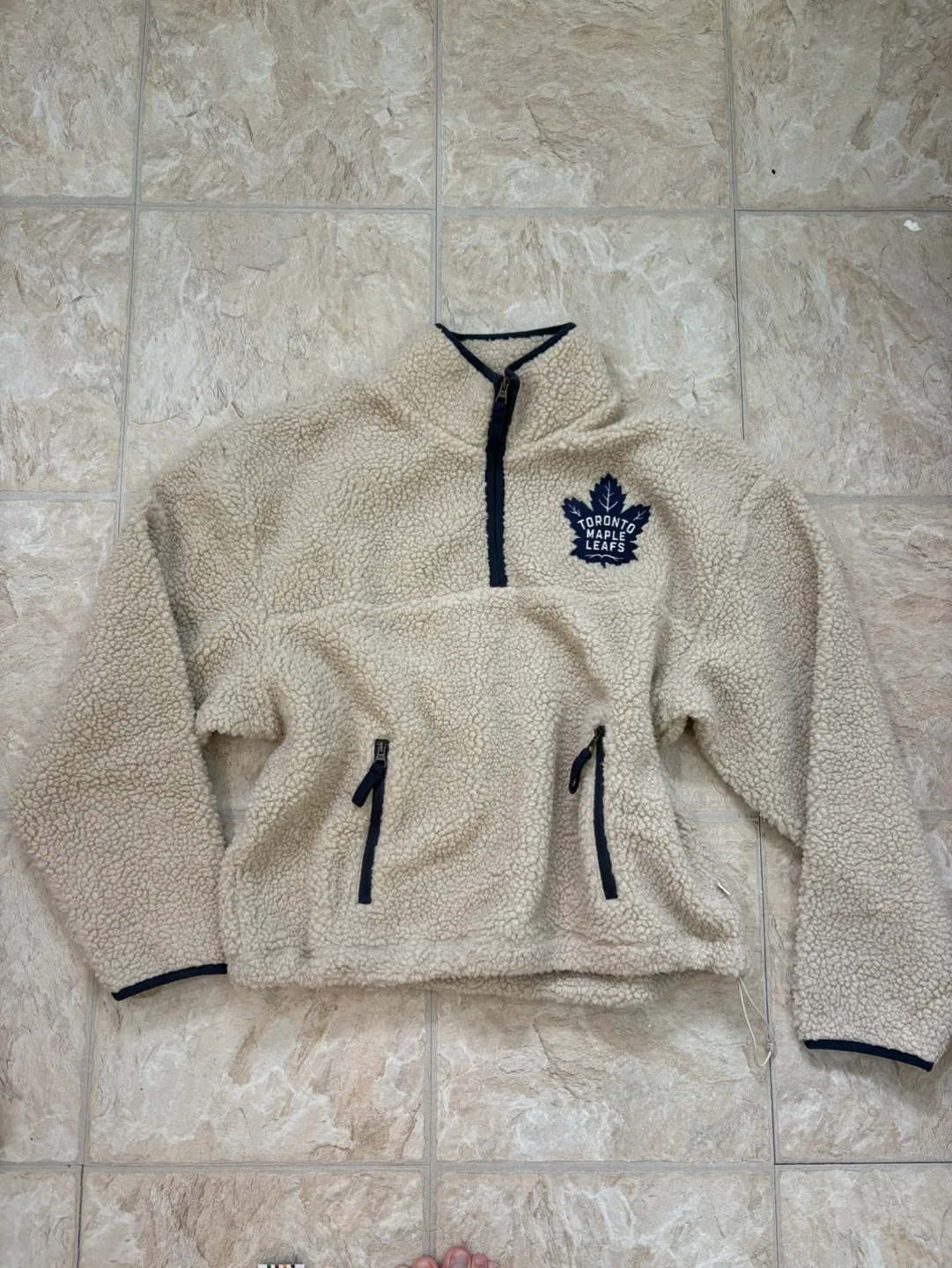 Toronto Maple Leafs SNOWBIRD 1/4 ZIP SHERPA JACKET ~ 47 Brand image indicator(2)