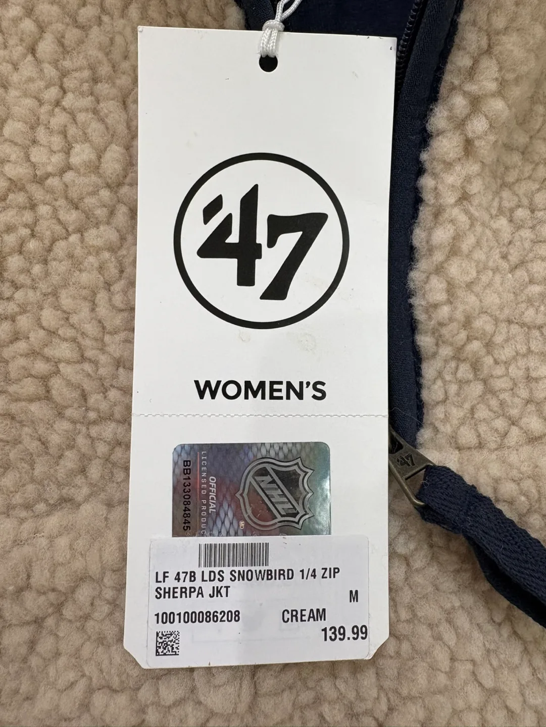 Toronto Maple Leafs SNOWBIRD 1/4 ZIP SHERPA JACKET ~ 47 Brand image indicator(9)