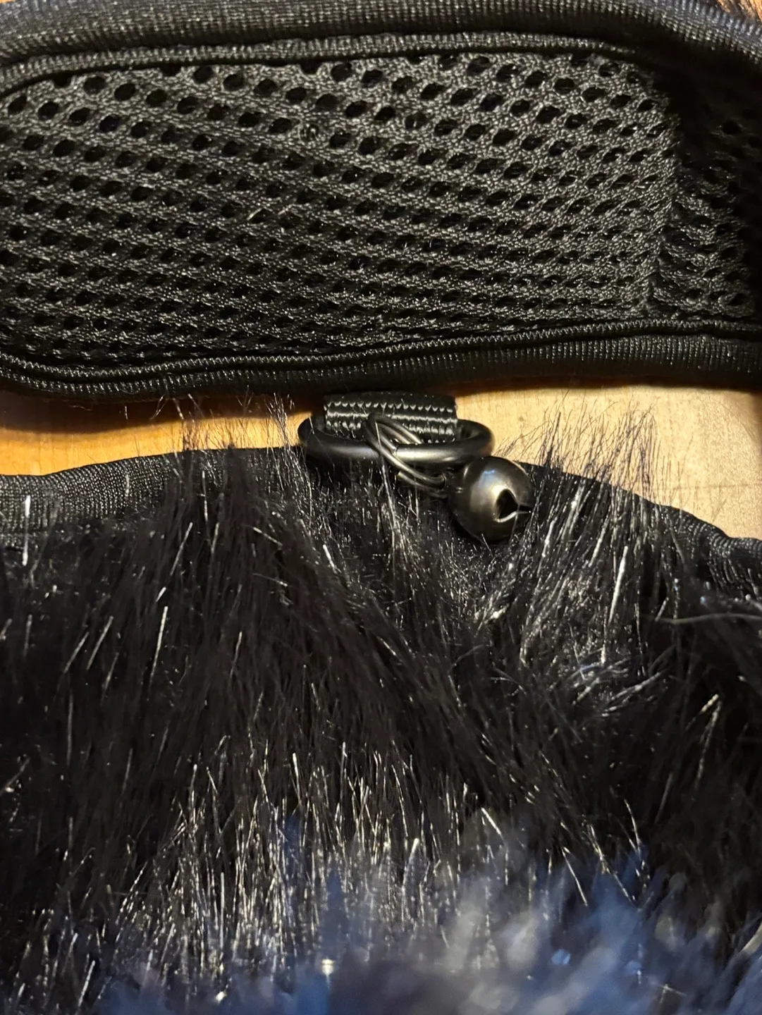 Black Pet Harness with Hood image indicator(6)