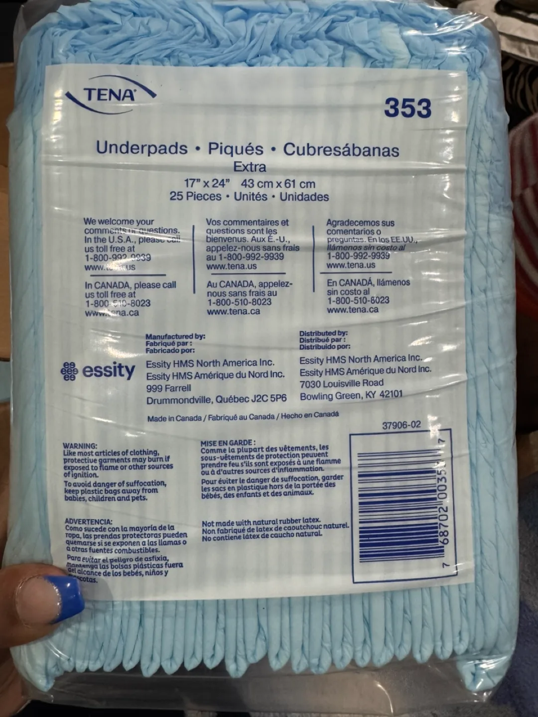 TENA Underpads - 25 count image indicator(2)