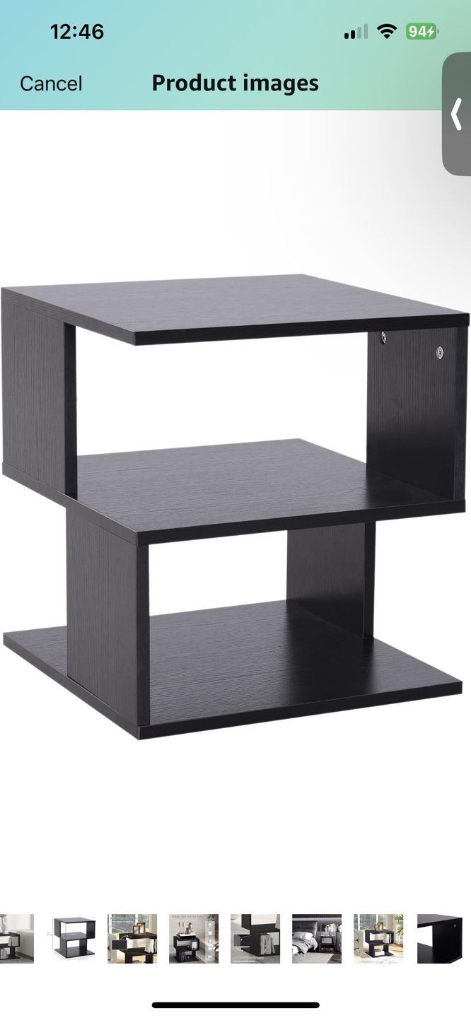 Modern Black Coffee Table