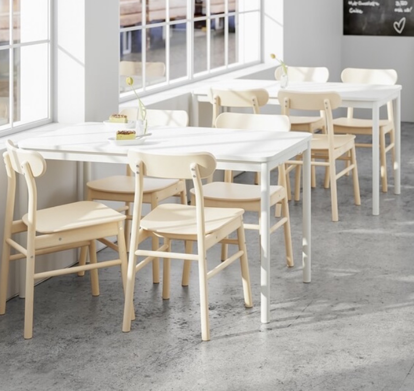 IKEA White Table - photo 3