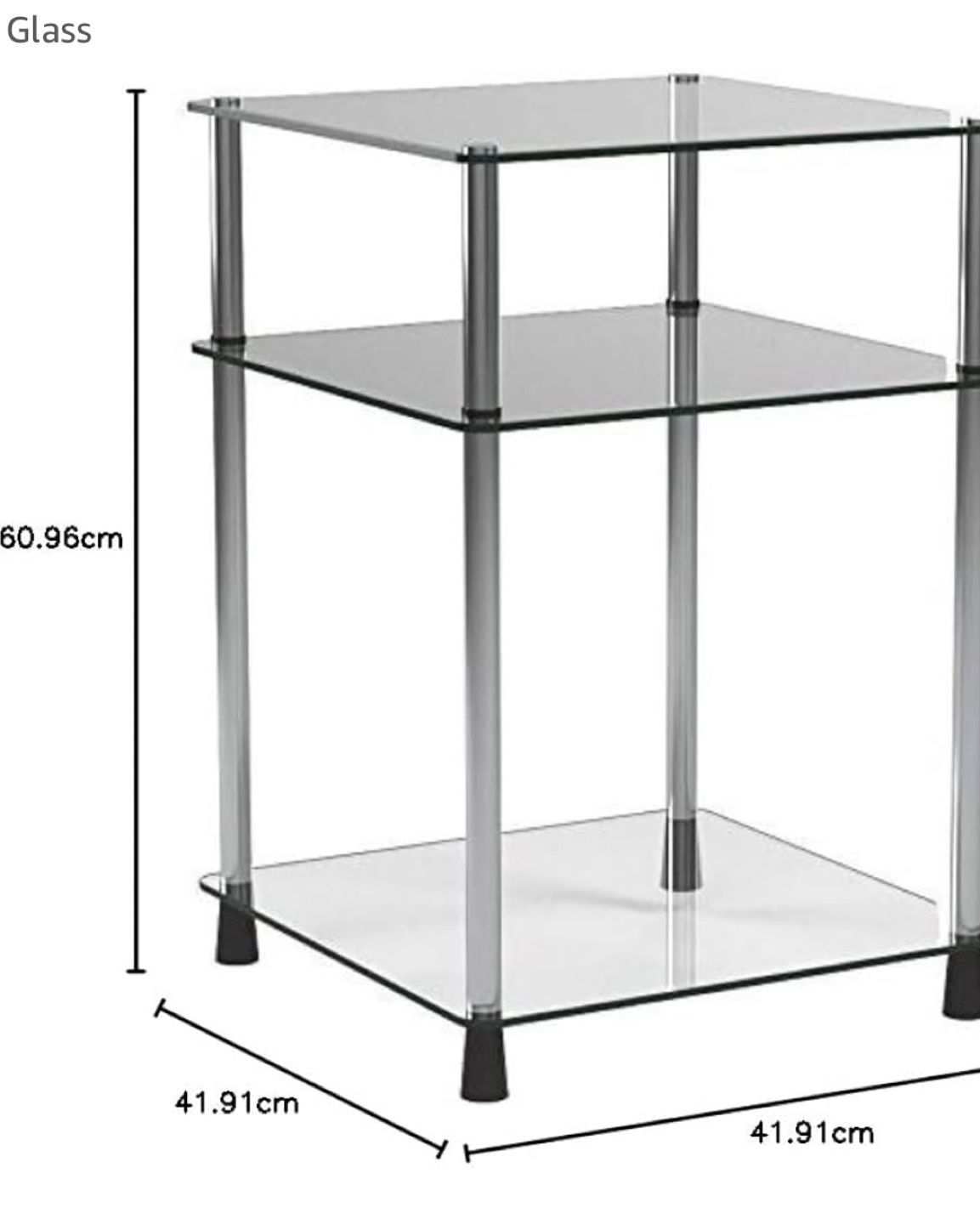 Three-Tier Glass Table - photo 2