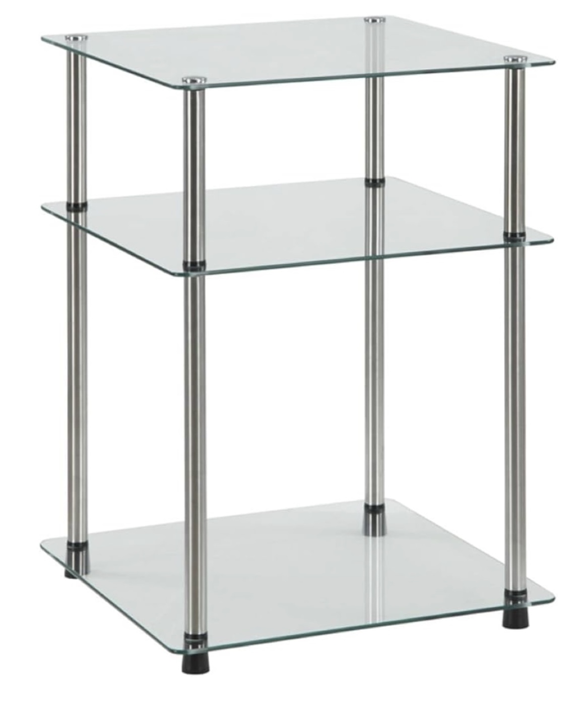 Three-Tier Glass Table