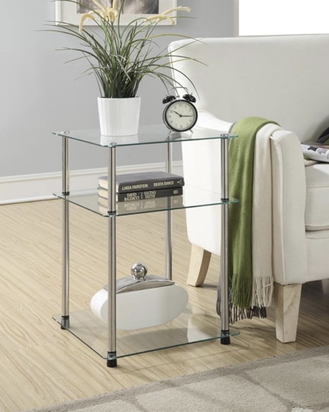 Three-Tier Glass Table - photo 3