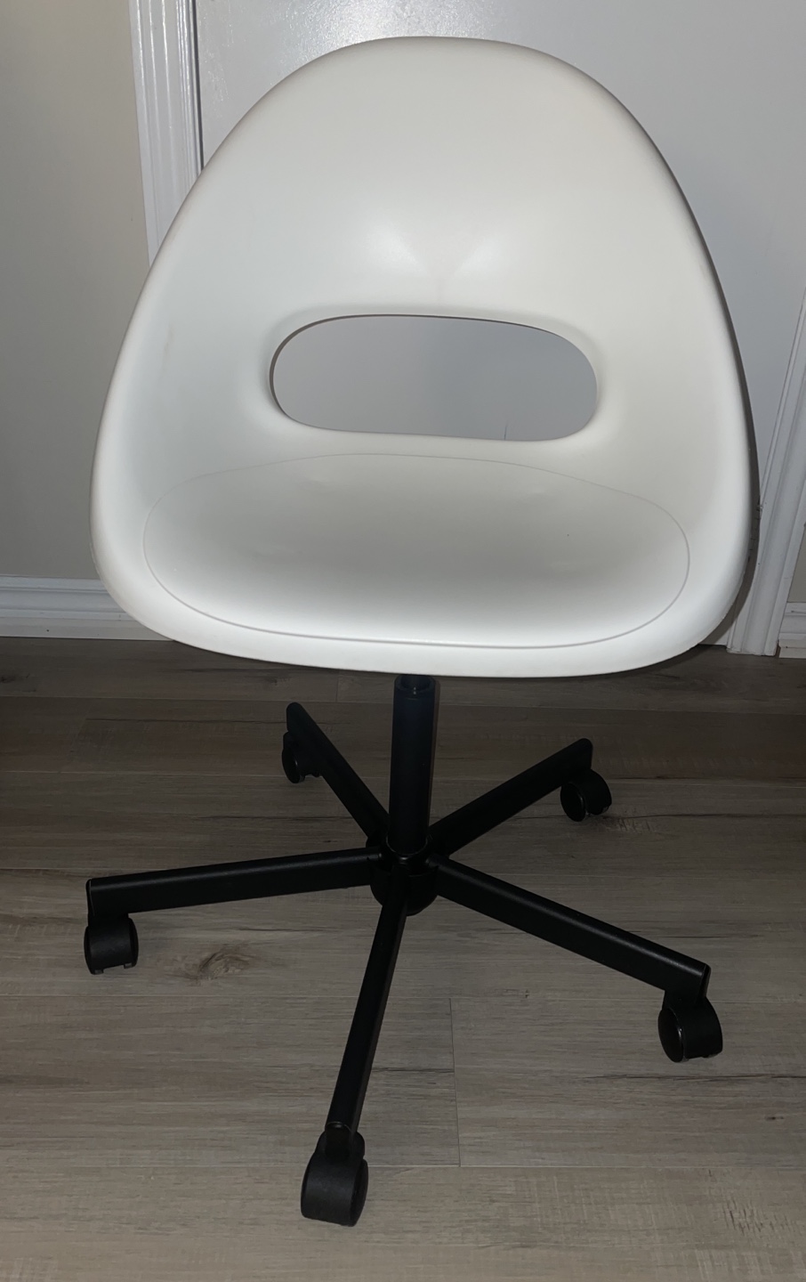 IKEA White Swivel Chair