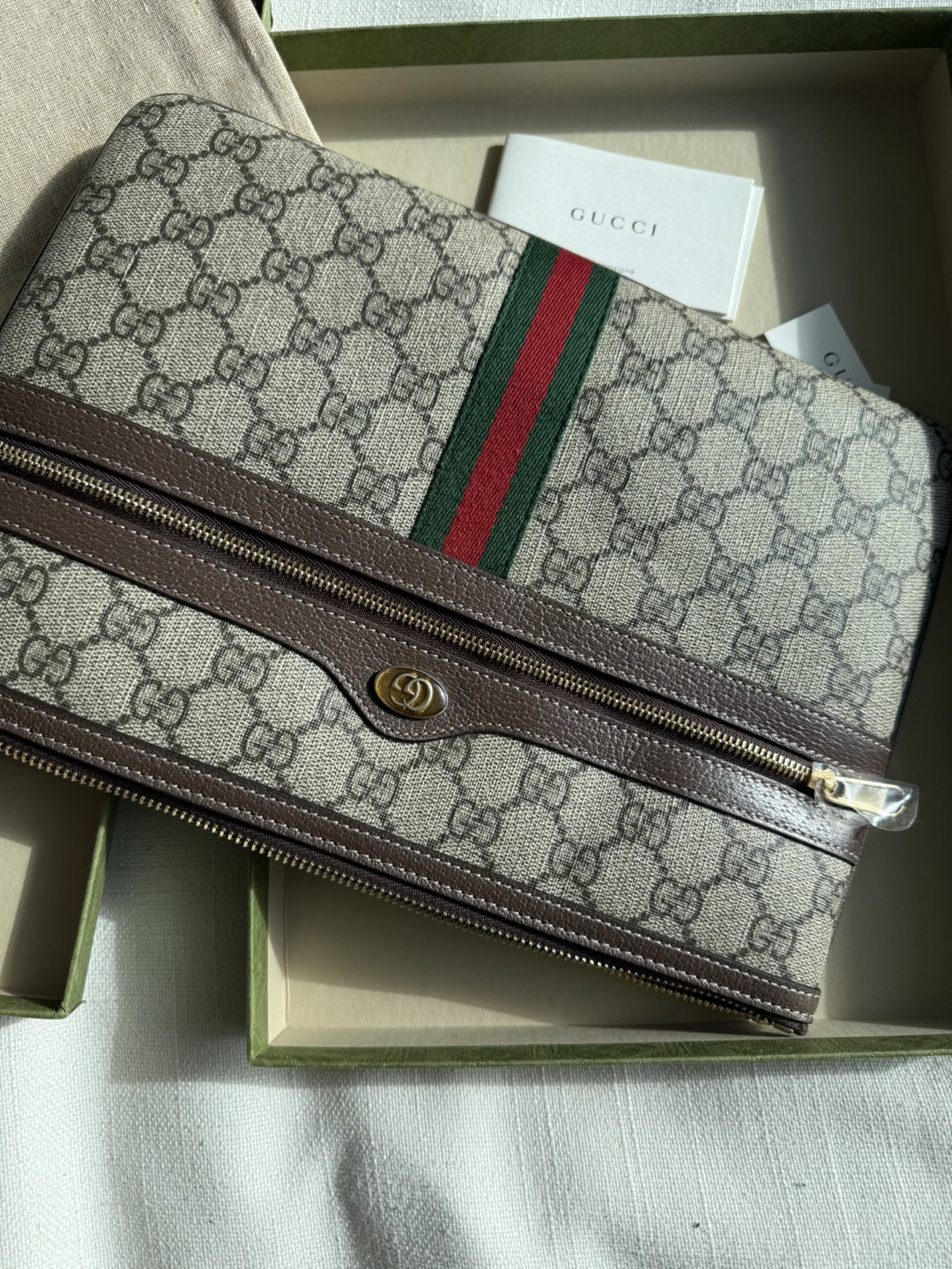 Gucci GG Supreme Canvas Pouch - photo 5