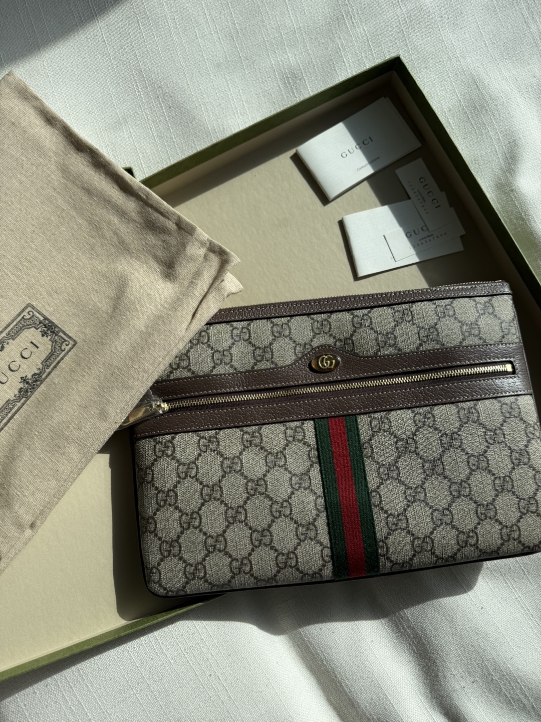 Gucci GG Supreme Canvas Pouch - photo 3