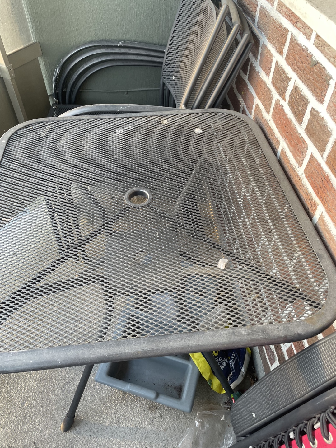 Metal Patio Table and Chairs Set - photo 2