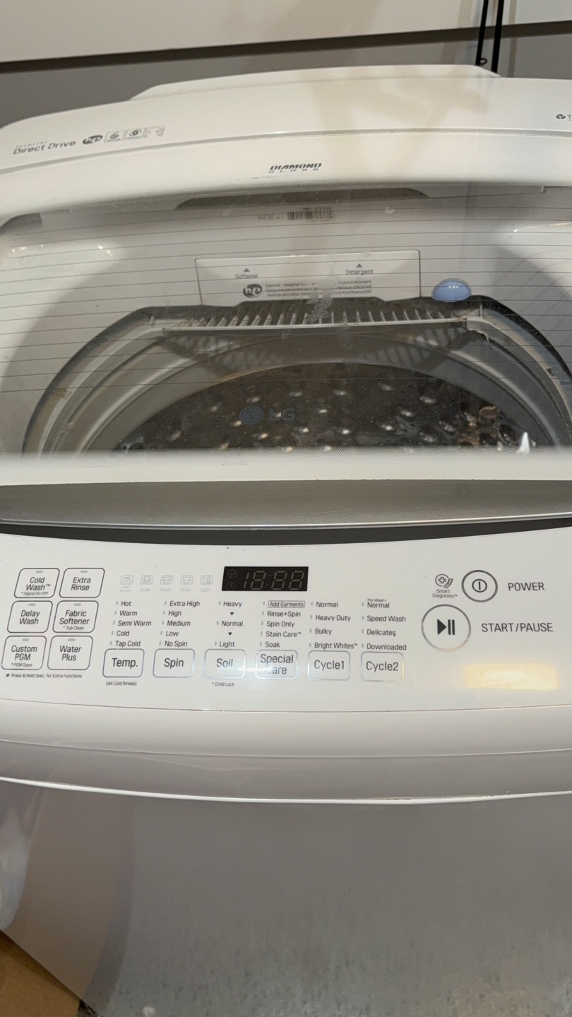 LG Top Load Washer - Direct Drive - photo 3