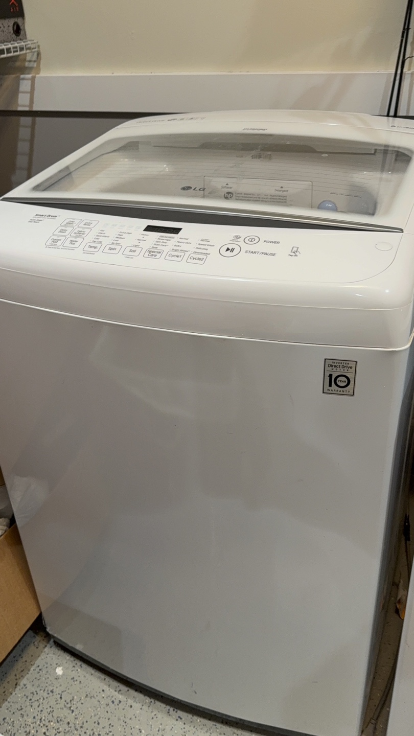 LG Top Load Washer - Direct Drive - photo 4