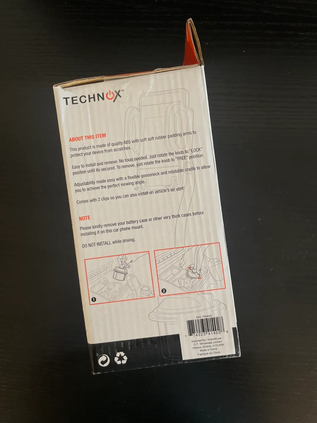 Cup Holder Phone Mount / Car Phone Holder (NEW) image indicator(4)