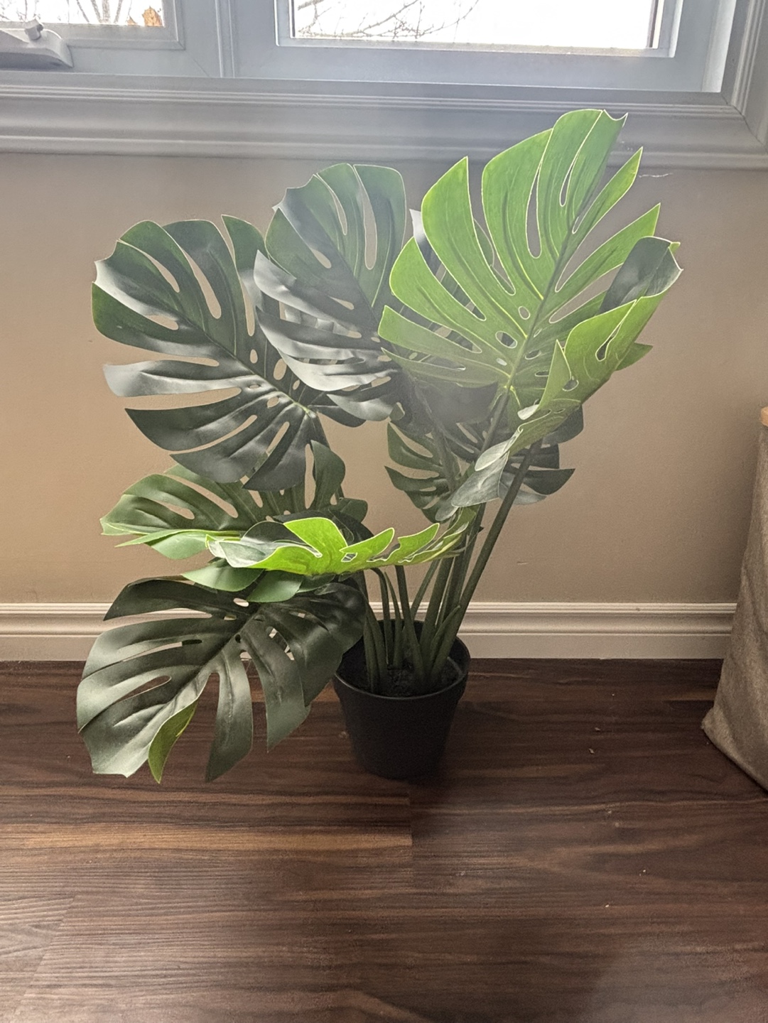 Artificial Monstera Plant in Pot