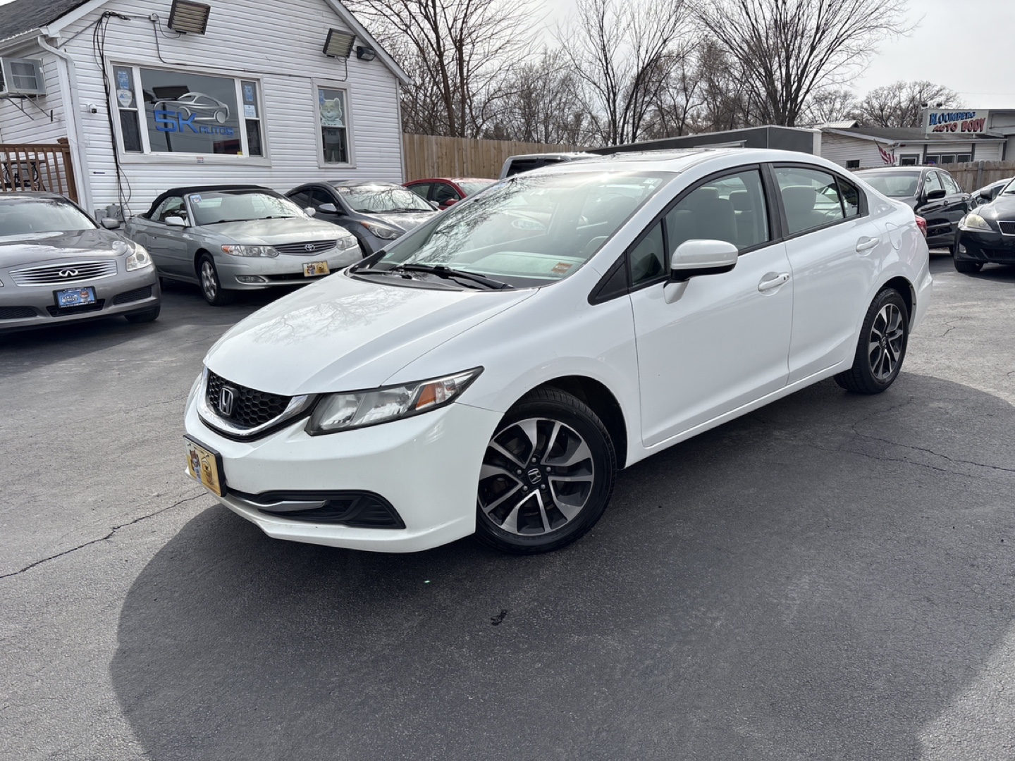 2015 Honda Civic Sedan - White - Clean Interior