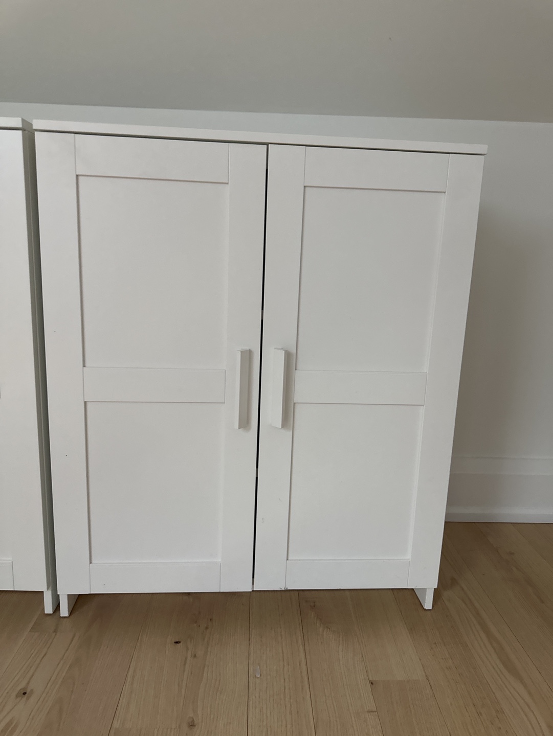 White IKEA Two-Door Cabinet - photo 2