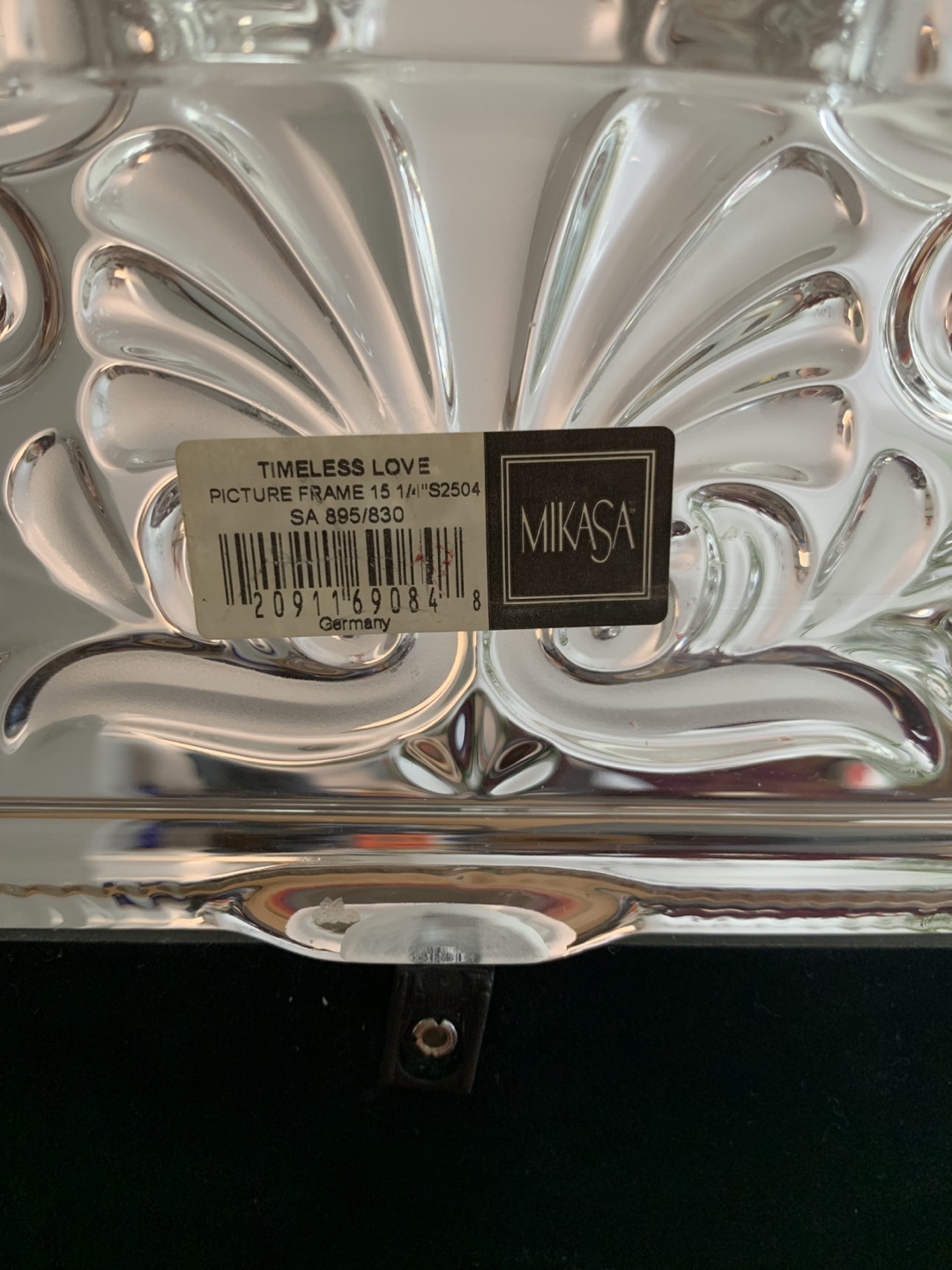 Mikasa Timeless Love Crystal Picture Frame - photo 4