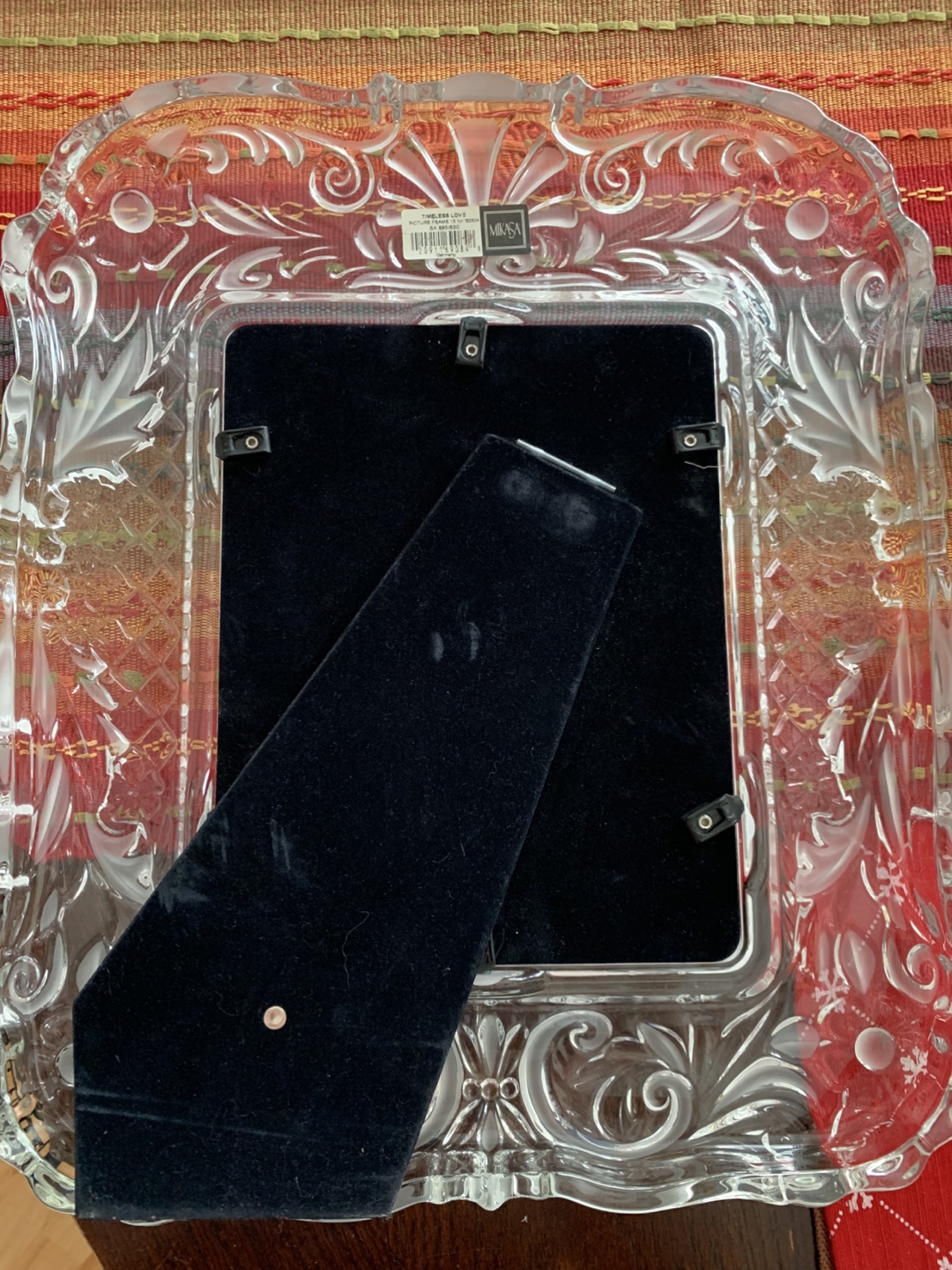 Mikasa Timeless Love Crystal Picture Frame - photo 3