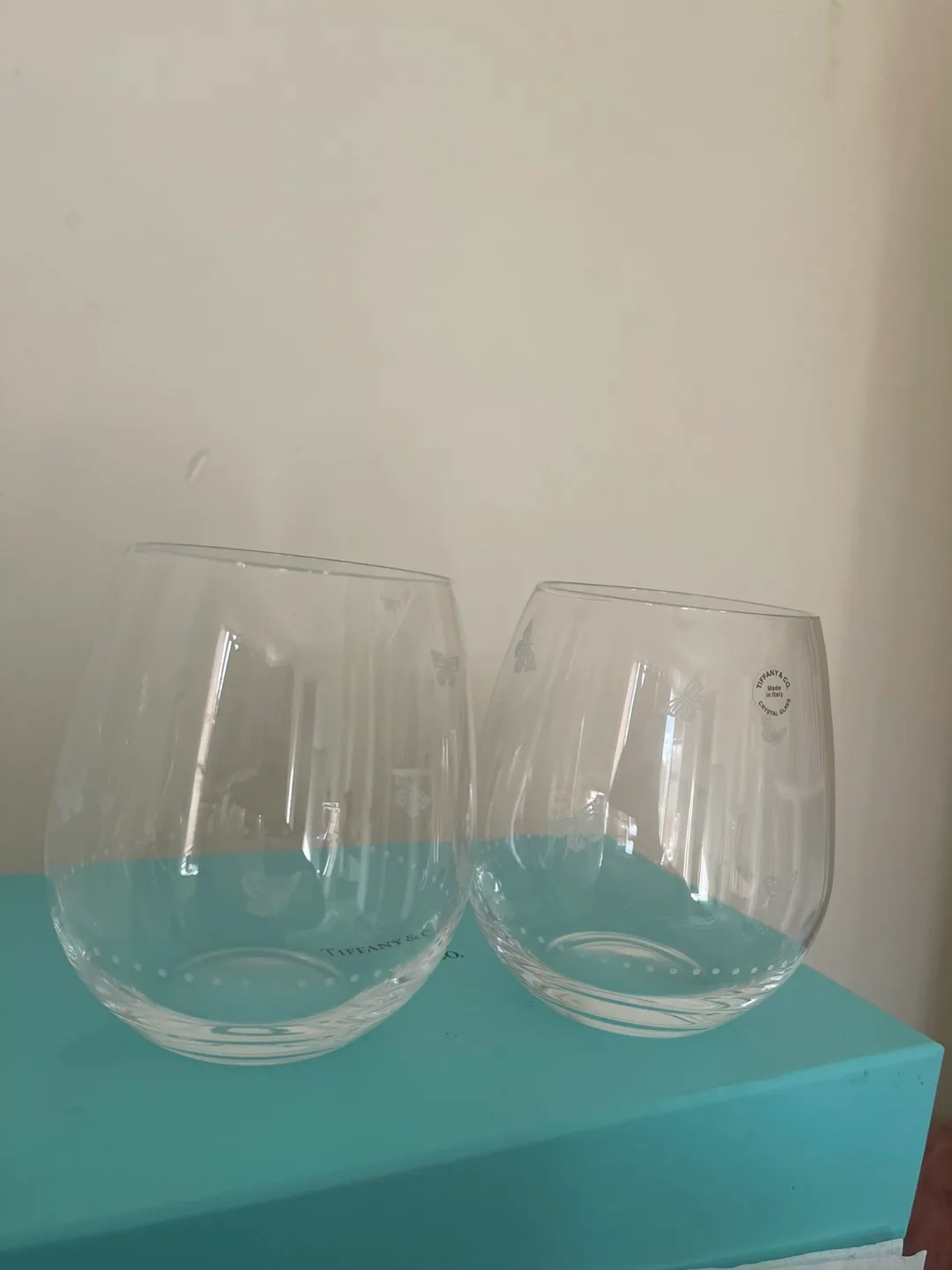 Tiffany & Co. Butterfly Glasses - Set of Two thumbnail